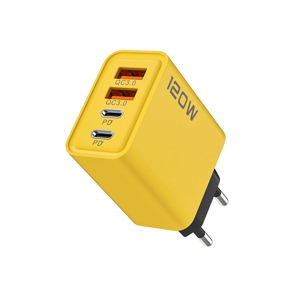4 Ports USB C PD Charger Quick Charge 3.0 Type C USB