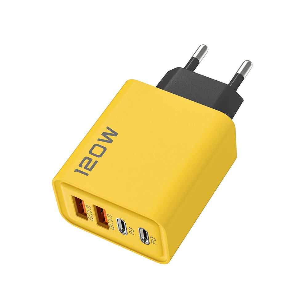 4 Ports USB C PD Charger Quick Charge 3.0 Type C USB