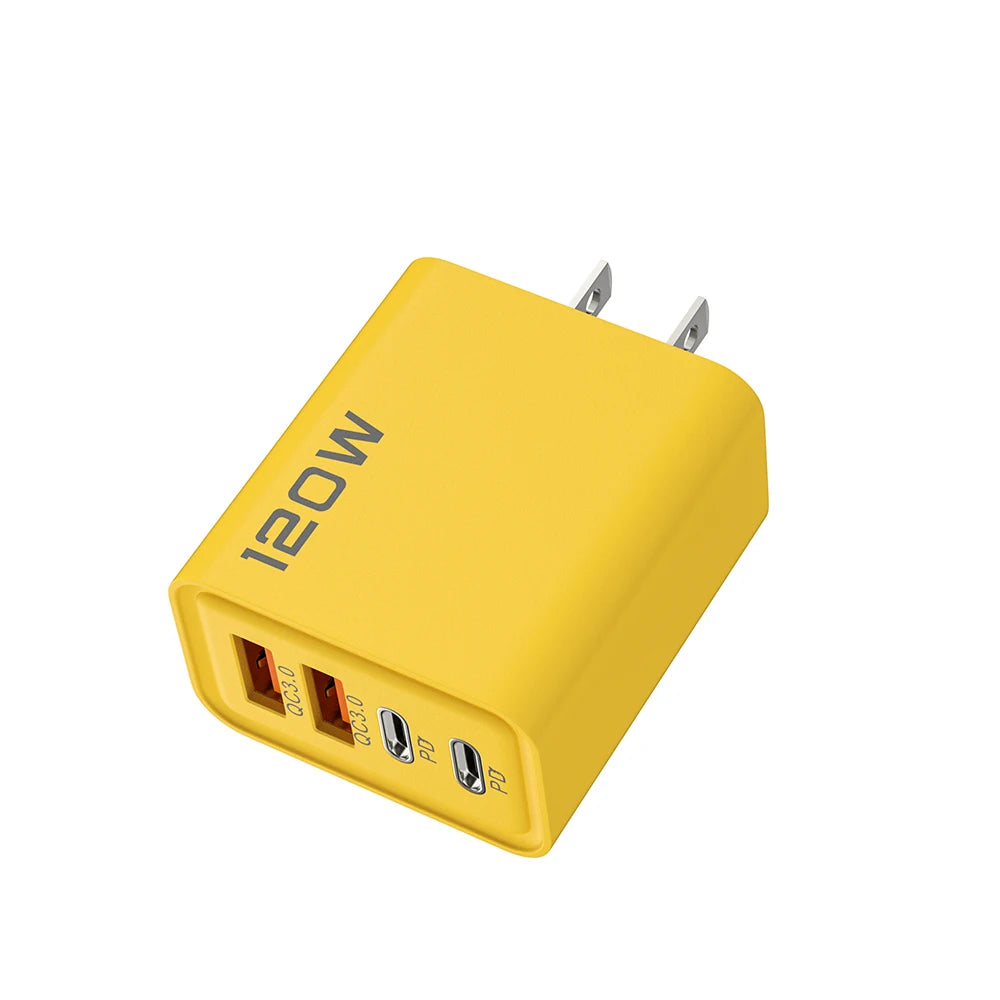 4 Ports USB C PD Charger Quick Charge 3.0 Type C USB
