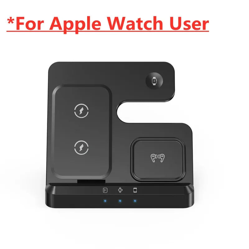 APPEL & SAMSUNG : 100W 3 in 1 Wireless Charger Stand