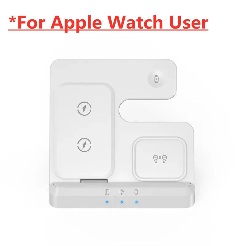 APPEL & SAMSUNG : 100W 3 in 1 Wireless Charger Stand