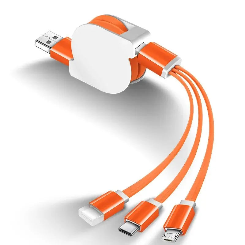 3 In 1 Usb Cable Micro Usb Phone Charger Type c