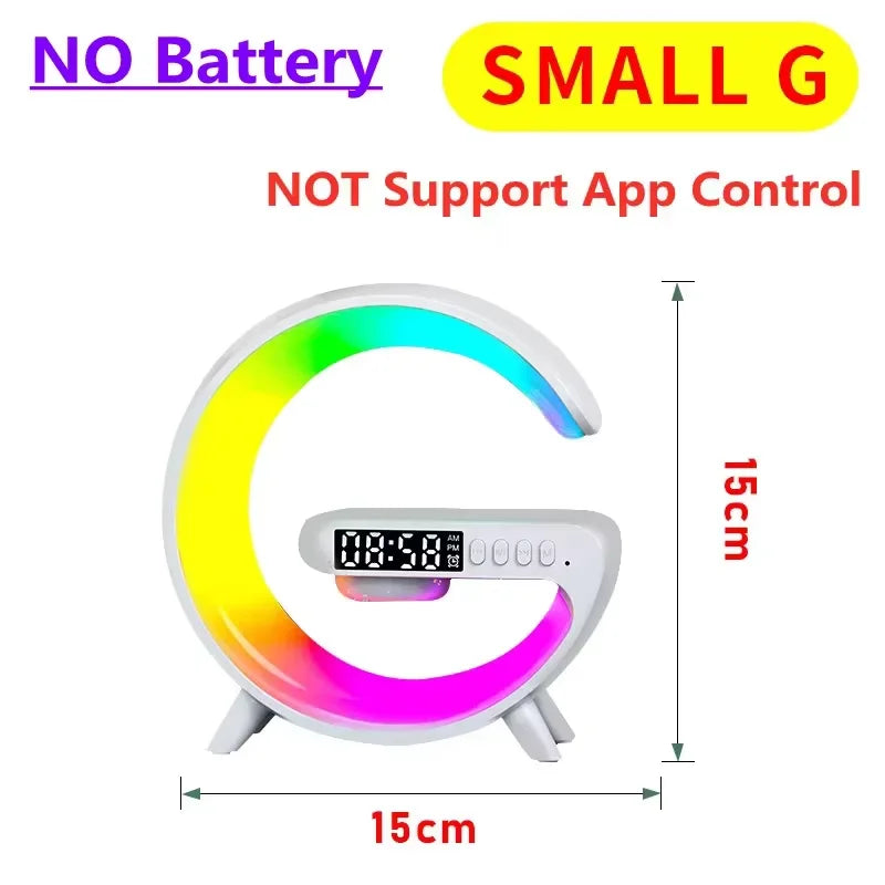 Multifunction Wireless Charger Stand Pad RGB Light
