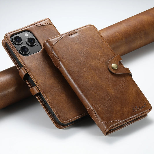 Flip Leather Wallet Phone Case for iPhone
