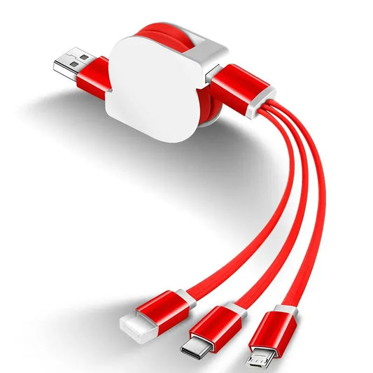 3 In 1 Usb Cable Micro Usb Phone Charger Type c