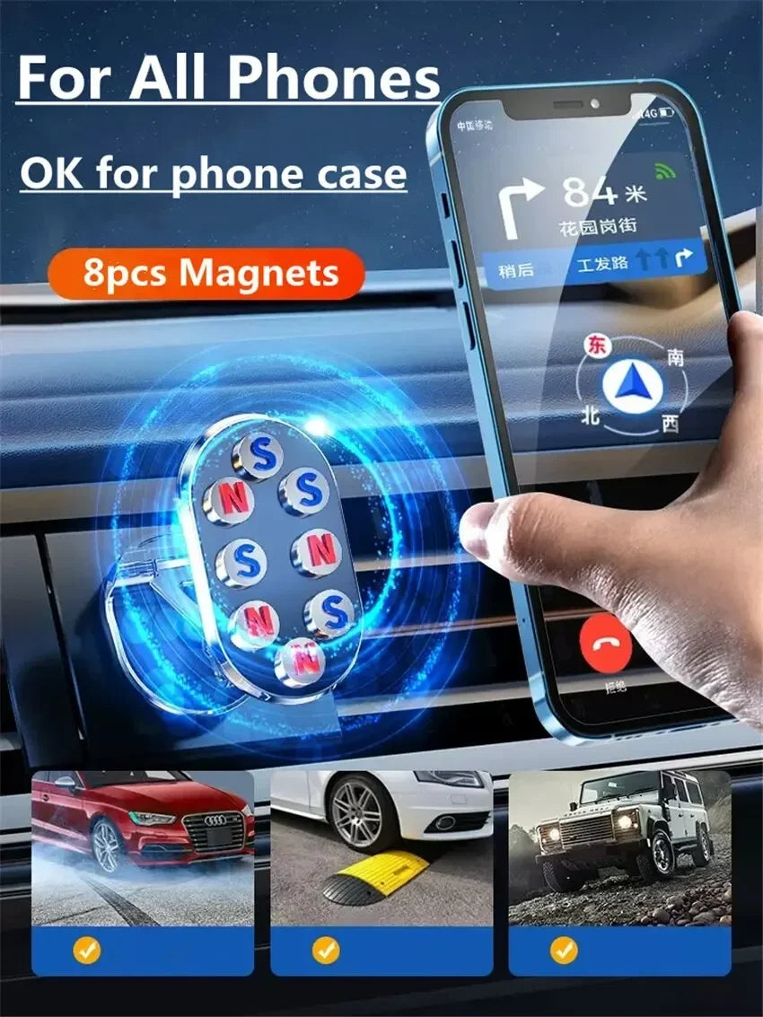 1080 Magnetic Car Phone Holder Magnet Smartphone
